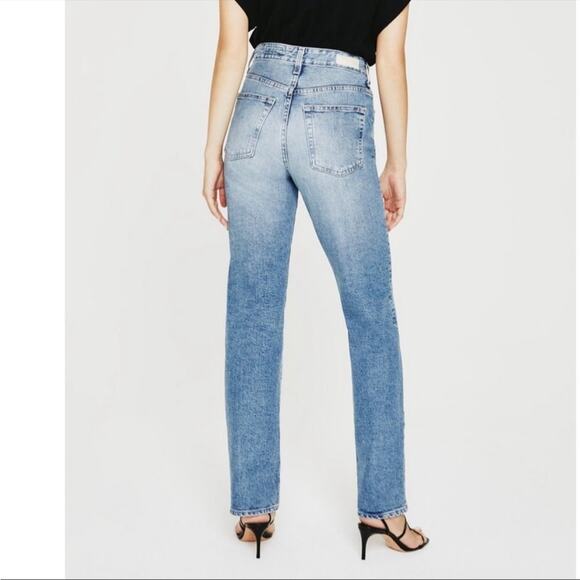 AG Adriano goldschmied button fly Alexxis Slim High Rise Vintage fit - Picture 2 of 11